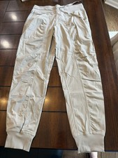 Lululemon Dance Studio Mid Rise Jogger Pants Regular Womens Size 8 Beige Travel