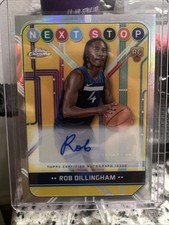 2024-25 Topps Chrome Basketball Rob Dillingham #NSS-RD Next Stop Signatures RC