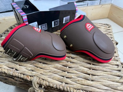 Veredus Olympus Rear Fetlock Boots - Medium - Brown/Red