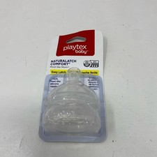 Playtex Baby Naturalatch Comfort Nipples Fast Flow Clear 2-Count