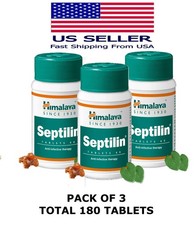 Septilin Himalaya 60 Tablets USA Seller Free Shipping Pack Of 3 