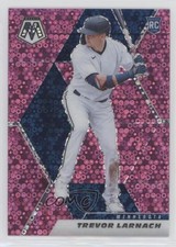 2021 Panini Mosaic Rookie Quick Pitch Pink Prizm 5/20 Trevor Larnach #285 8em