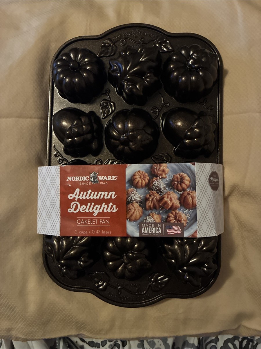 Autumn Cakelet Pan Fall Cake Pans Woodland Cakelet Pan Nordic Ware