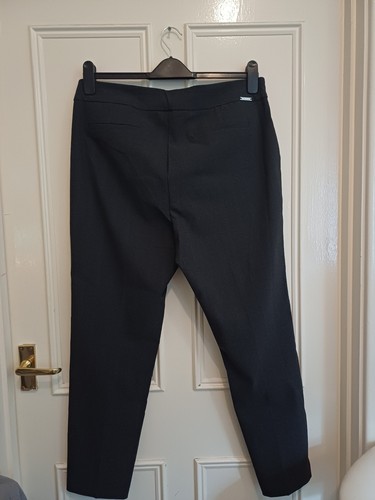 NEU Rekucci Comfort Straight Slim Ankle Hose mit Druckknöpfen UK 22 anthrazit Glen - Bild 10 von 15
