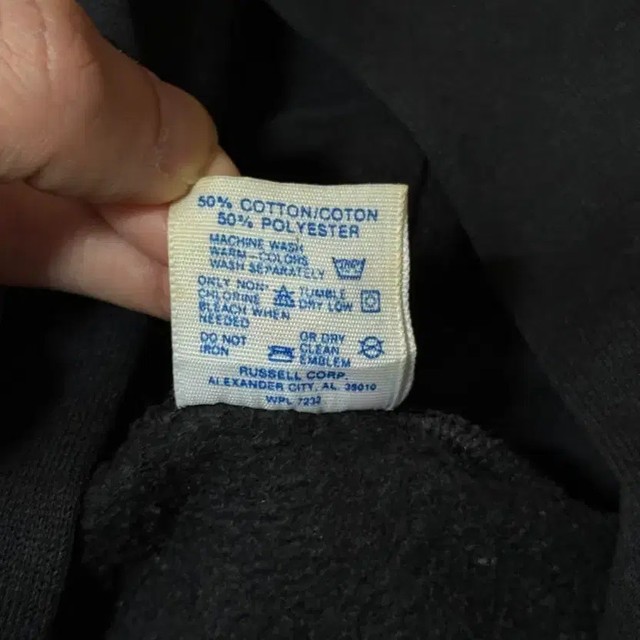 USA Disney Mickey Mouse Black Hoodie 1980s Vintage