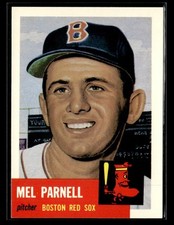 1991 Topps Archives 1953 #19 Mel Parnell Card Boston Red Sox