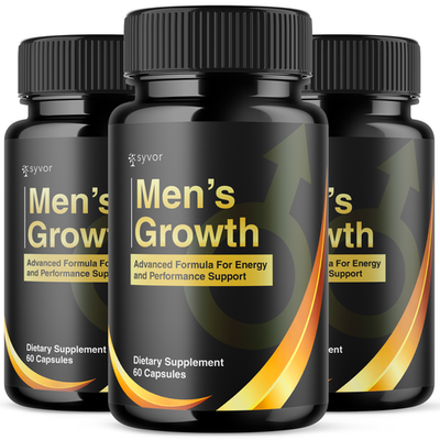 #ad 3 Pack Men#x27;s Growth Advanced Male Support Supplement Men#x27;sGrowth 180 Capsules $39.95