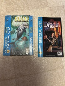 Sega CD Game Lot Silpheed Tomcat Alley Wing Commander Double Switch + Bonus