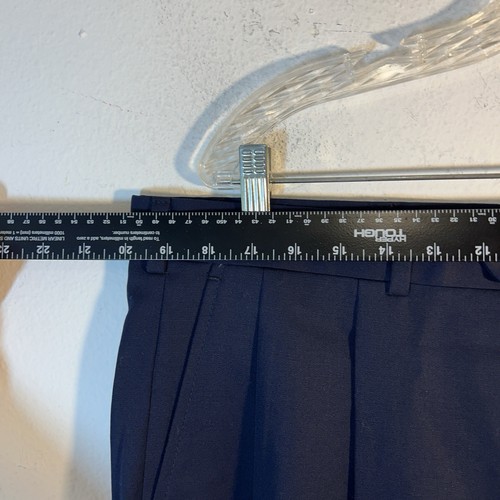 BURBERRY MENS DRESS PANTS 40 LONG BLUE NEW capsule business slacks VTG DEADSTOCK - 第 8/14 張圖片