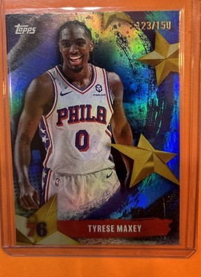 Tyrese Maxey SA-27 Stars Of The NBA /150 Philadelphia 76ers