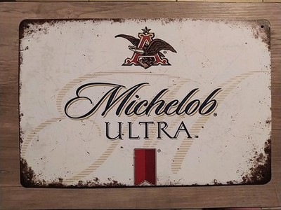 Blechschild Michelob Ultra Bier 30x20cm im Vintage-Look