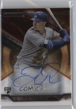 2015 Topps Strata Auto Orange 4/125 Joc Pederson #SA-JP Auto 2x6