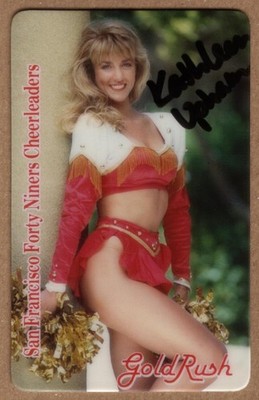 San Francisco 49ers Gold Rush Cheerleaders Signiertes Set 4 Expires Phone Card