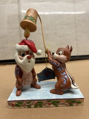 JIM SHORE DISNEY CHRISTMAS CHIP & DALE  ''SNUFF SAID'' 6007070