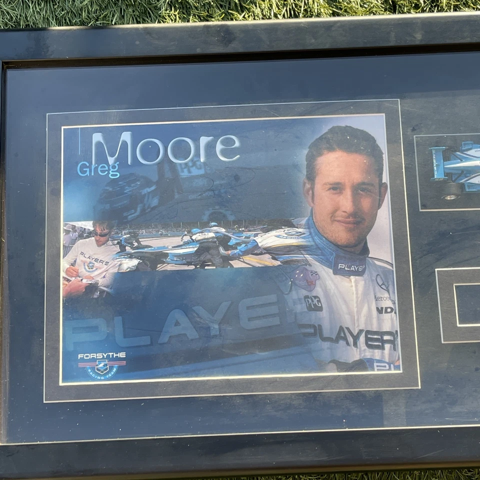 Greg Moore 1974-1999 Car 1:43 Scale And Signed Mounted Photo - Image 2 of 4