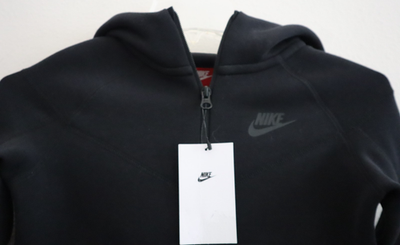 Nike Sportswear FD3285-010 Kids' Sz XS Black Tech Fleece Full Zip