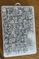 323 Piece Canvas Snap Kit, Marine Grade Stainless Steel (Caps, Sockets, Screw...