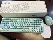 MOFii Candy XR Color Wireless Keyboard And Mouse Set Blue Mix Color 