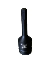 Sunex 26482 5/16" - 1/2" Drive 6 Point Standard Hex Bit Impact Socket SAE Tools