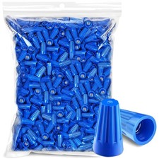 High-Quality 1000 Pcs Blue Wire Nuts - Reliable Twist-on Connectors for Safety