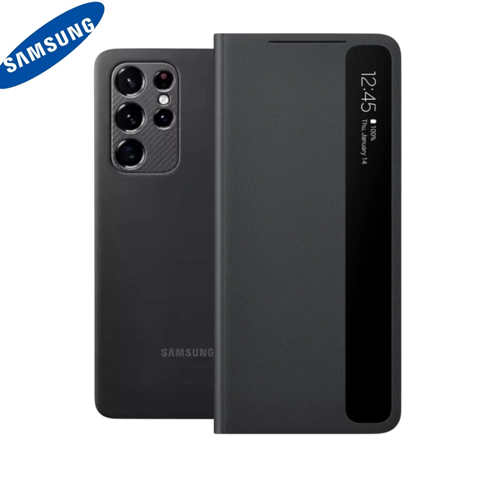 Étui Coque Smart Clear View Cover Samsung Galaxy S21 Ultra 5G Original