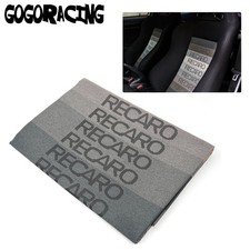 Gray Gradation Recaro Fabric Cloth For Car Seat Panel Armrest Decoration 1mx1.6m