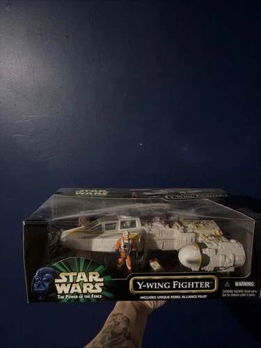 Power of The Force Y-Wing Fighter Includes Unique Rebel and Alliance Star Wars