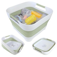 Wash Basin for Baby Bottles, Versatile Wash Tub for Kitchen, RV, Outdoor Camp...