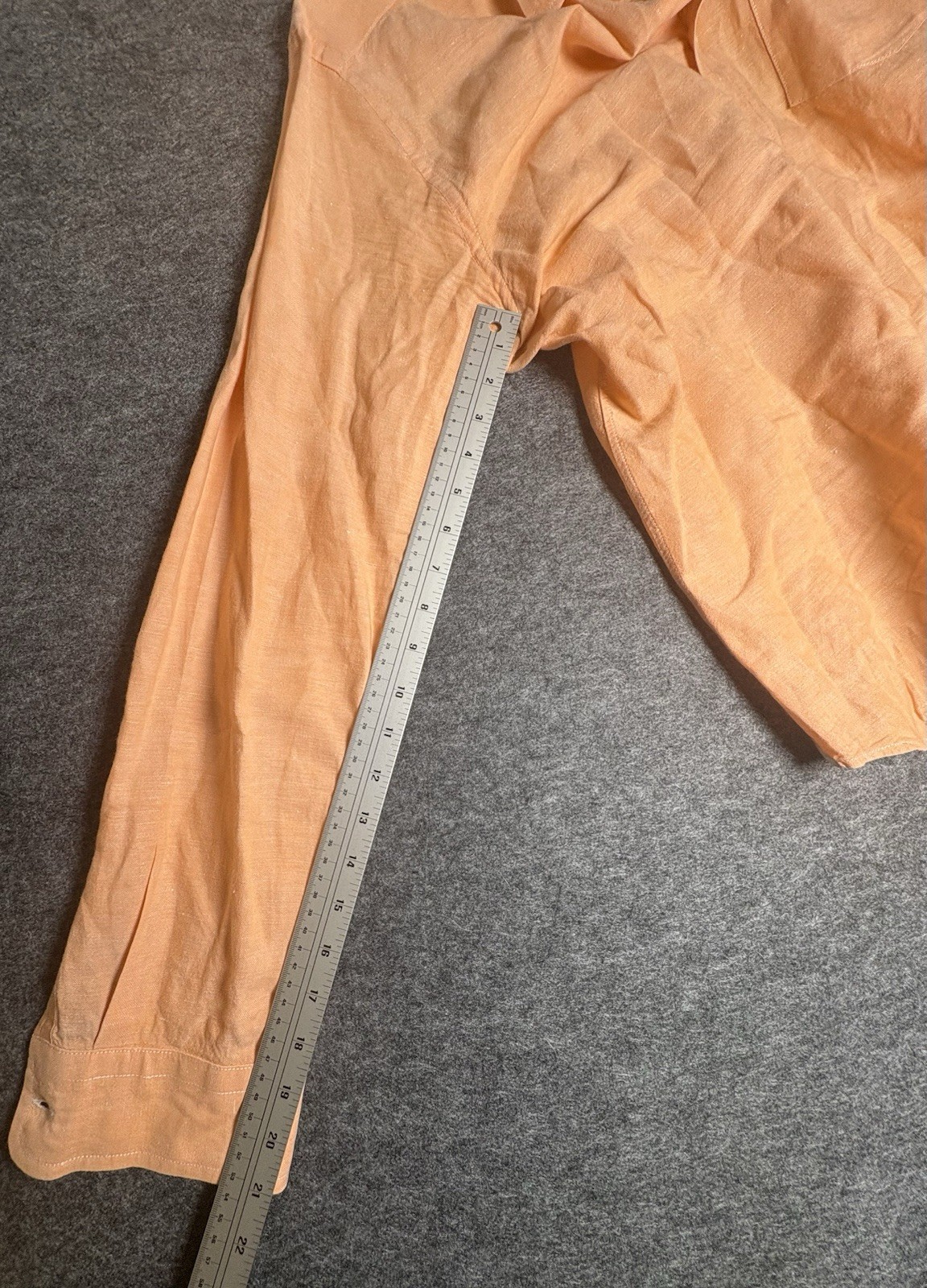 GAP Classic Tailored Button Down Long Sleeve Oran… - image 7