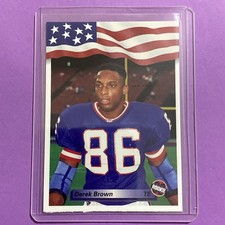 1992 All World - Derek Brown #14 (RC) New York Giants