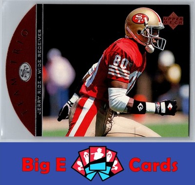 1996 Upper Deck Jerry Rice #TT74  Team Trio