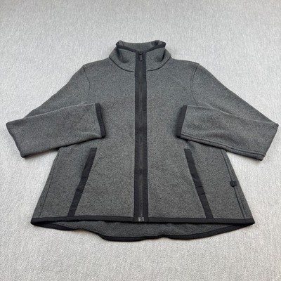 Lululemon Jacket Womens 4 Gray Heather Its Fleecing Cold Full Zip Fleece Casual