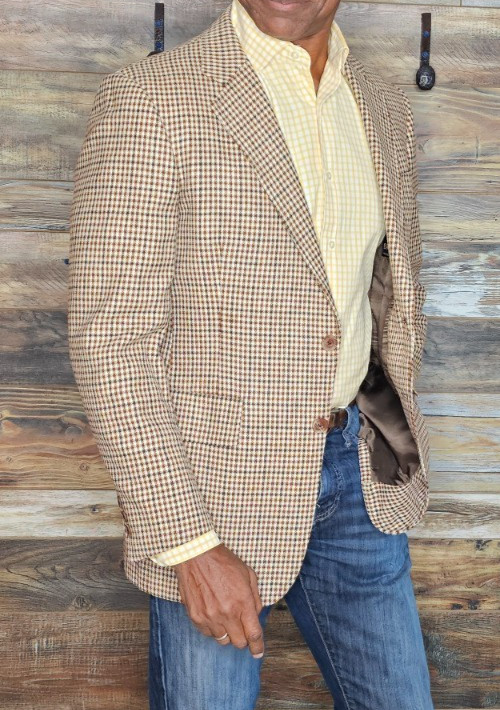 Vintage Hart Schaffner & Marx Wool Eschdrille Blazer Jacket 38R