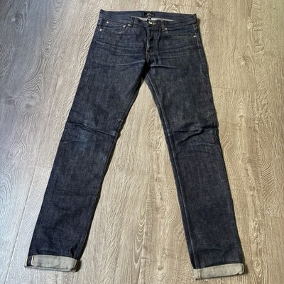 APC Petit New Standard Selvedge Size 30 Measures 32x31 Slim Tapered Raw Denim