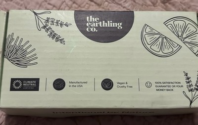 Earthling Co. Shampoo & Conditioner Bar Set Citrus Sun Vegan USA