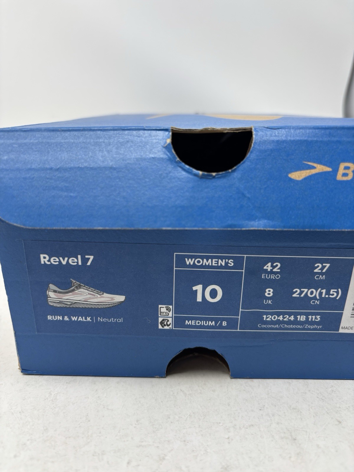 Brooks Revel 7 Running Shoes Pink Coconut 120424-1B-113 Women’s Size 10 thumbnail 9