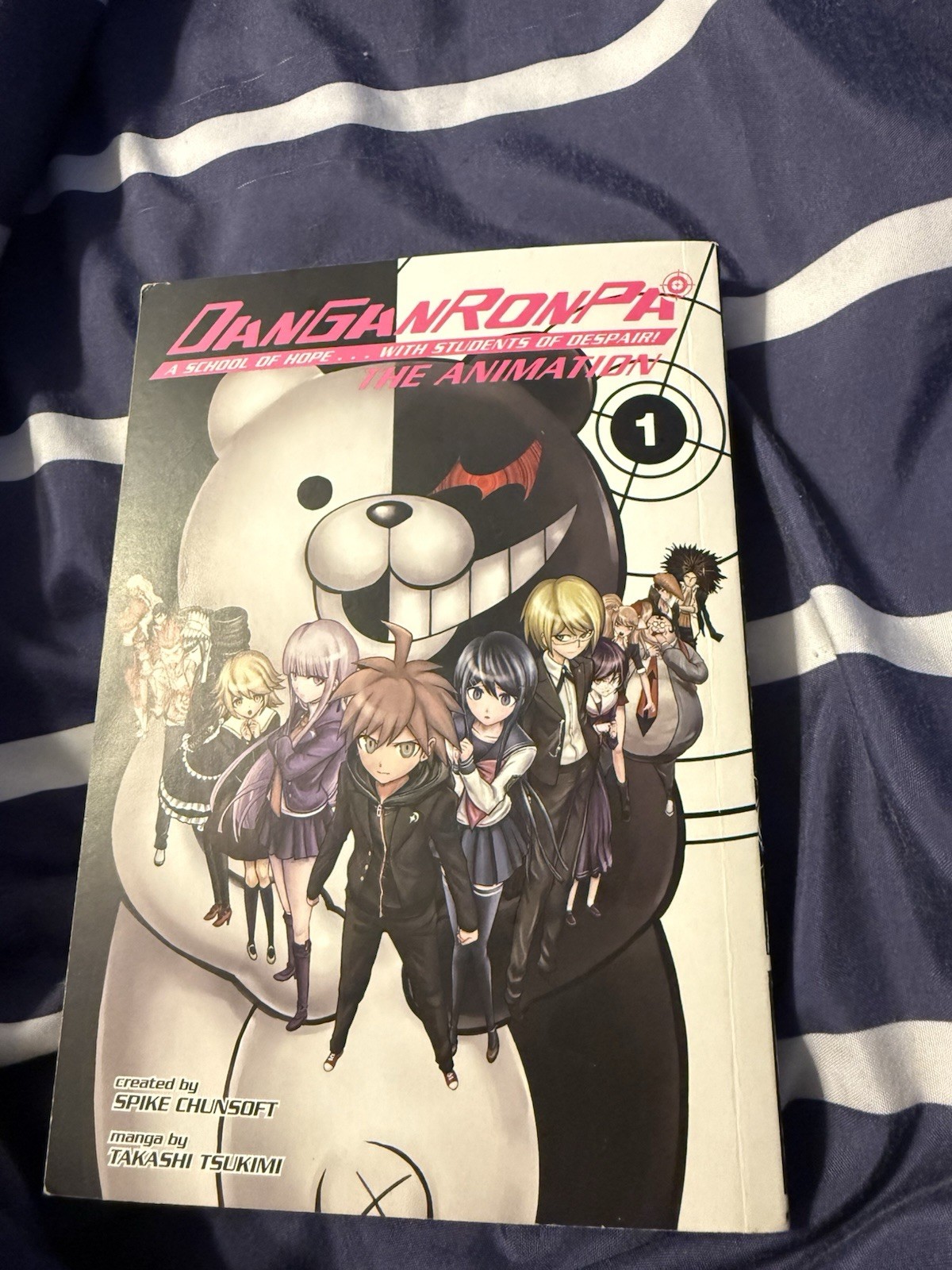 Danganronpa Una Escuela de Esperanza Con Estudiantes de la Desesperación LA ANIMACIÓN Manga Vol 1