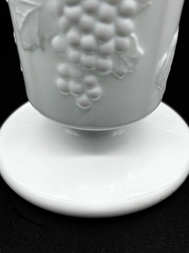 Indiana Glass Harvest Colony Milk Glass Flower Vase - Picture 6 of 6