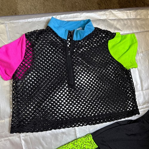Weissman Showtime Sorry Sequin Shorts Pink, Green, Black Size MC - Picture 9 of 12