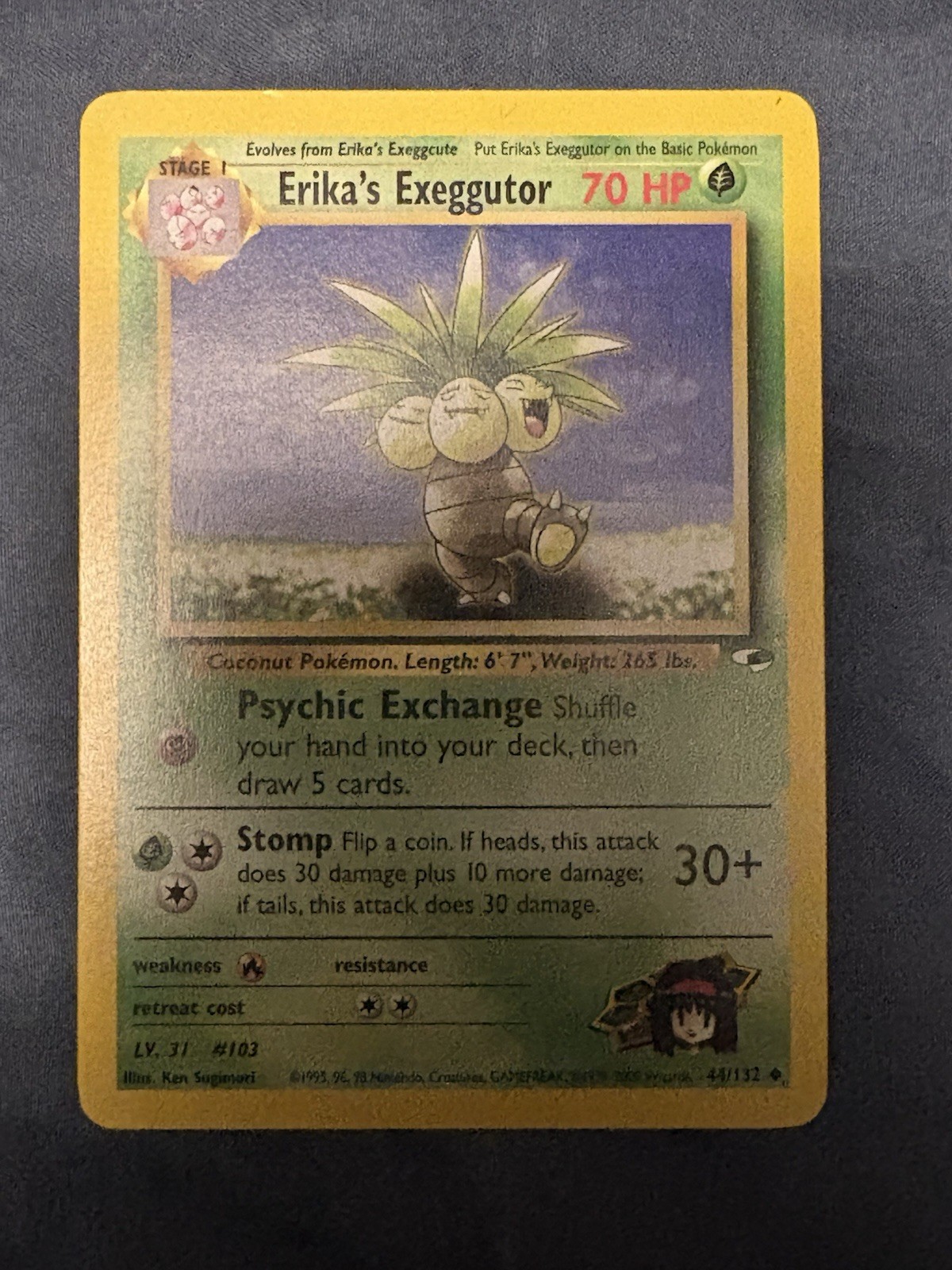 Erika's Exeggutor 044/132 Gym Heroes Regular
