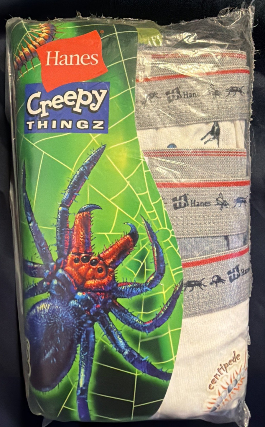 Vantage Hanes Creepy Things Size Large 14-16 Boys Briefs Underwear of 3 NWT