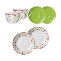 Ritzenhoff & Breker Shanti Doppio Kaffeeservice 6-Teilig GrüN Kaffeeset