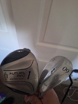 Future Pro Stainless Steel 1-Wood & 60° Wedge - Silver