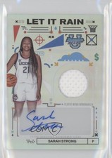 2024-25 Bowman U Best Let It Rain Relic Sarah Strong #LRRA-SS Auto 15wb