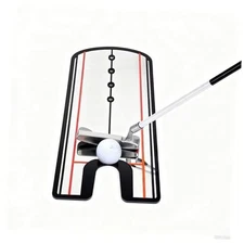 Ultra-Thin Golf Putting Mirror | Alignment Training Aid for Eye Position, 