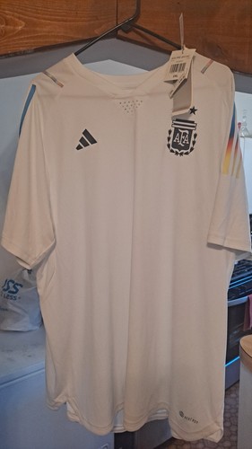Adidas Argentina Soccer Tournament Warm Up Team Jersey Mens Size:2XL - Picture 1 of 6