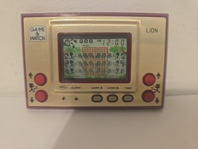 Nintendo Game & Watch Lion LN-08 Gold Very Good Condition *Working*