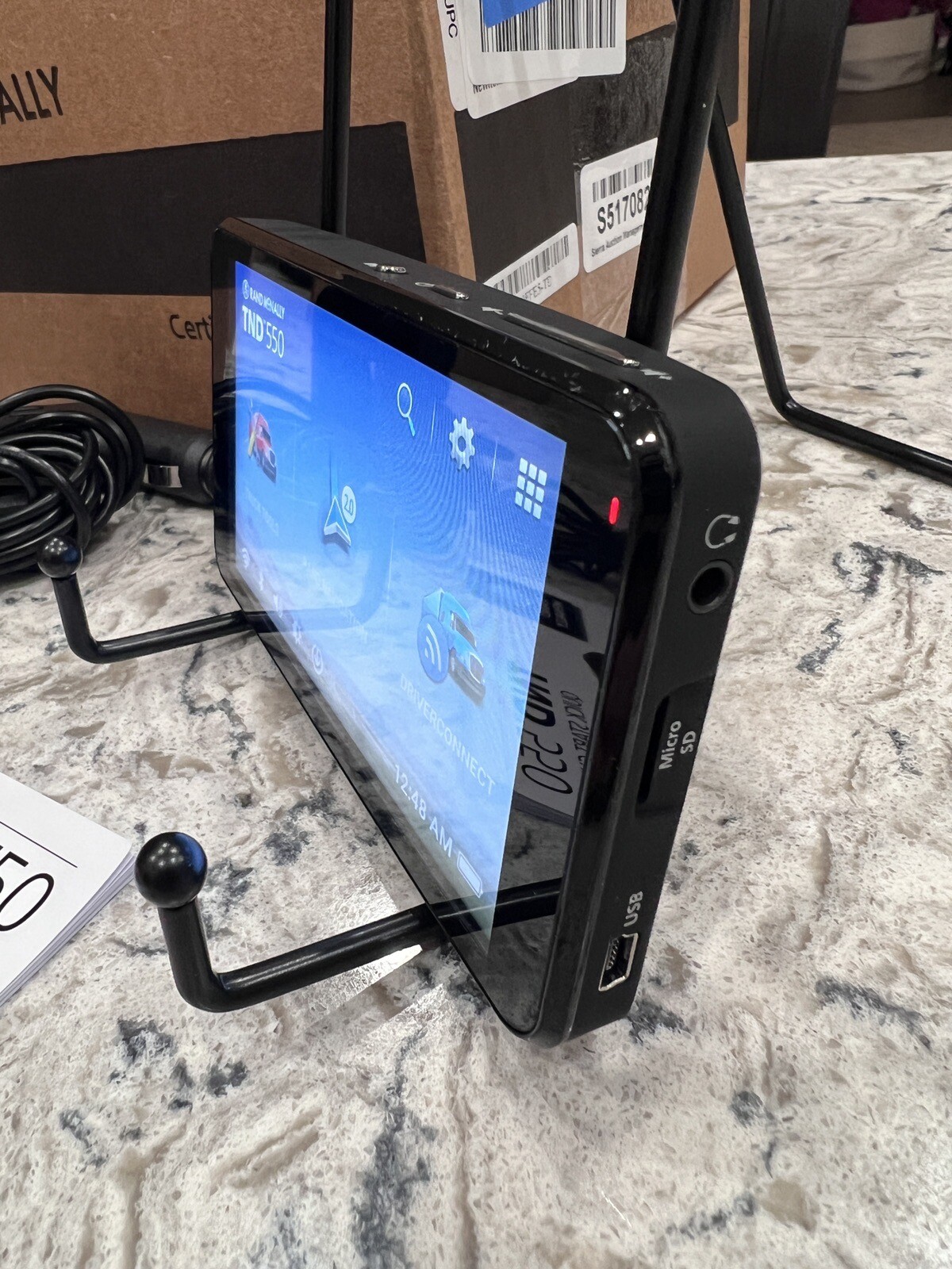 Rand McNally TND 550 Truck GPS Vehicle Navigation System with 5" Screen