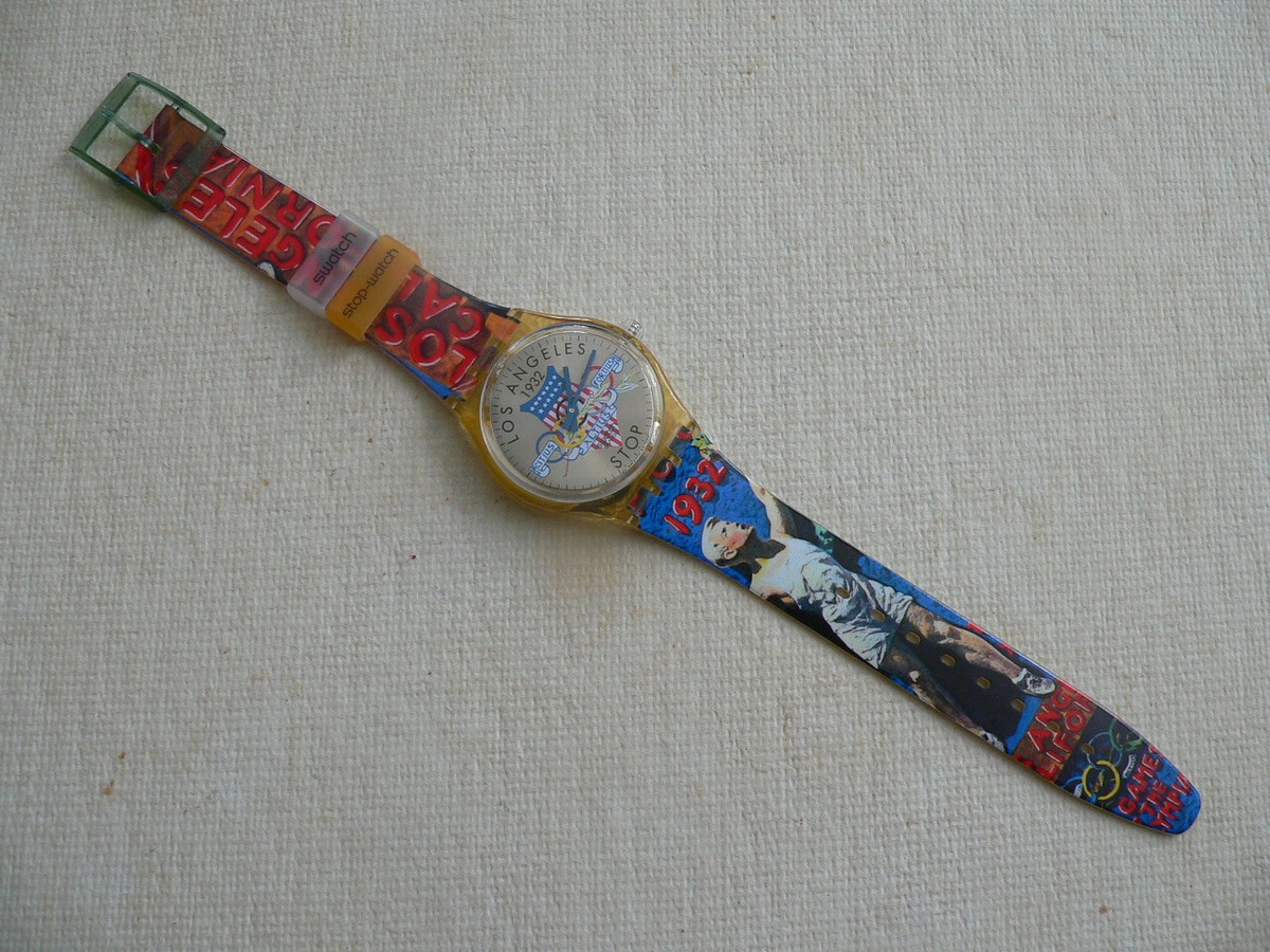 Swatch Chrono VIntage 1993年 1993 Rare Swiss Made Swatch Chronograph Quartz Watch, Gold