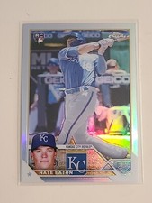 2023 Topps Chrome Refractor #96 Nate Eaton Kansas City Royals RC